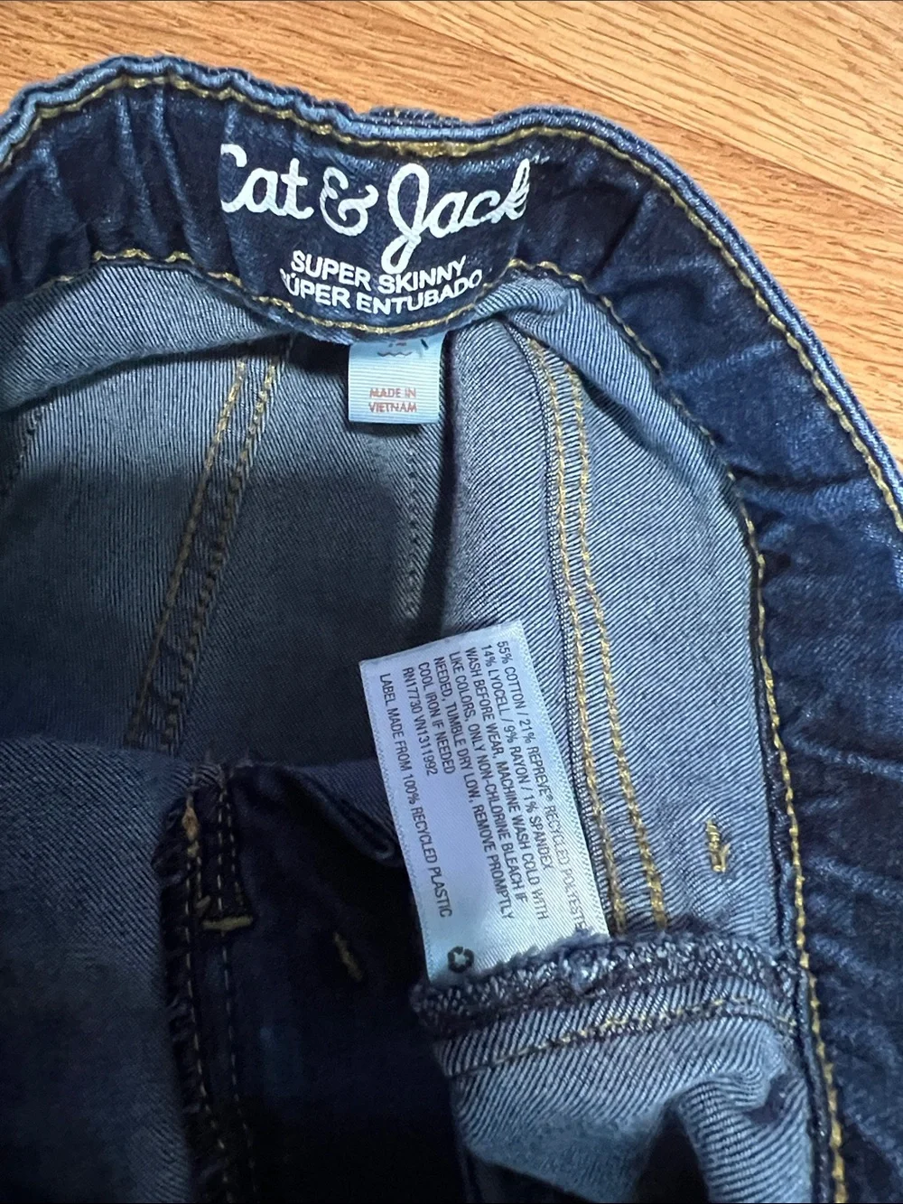 Cat & Jack and Children’s place Lot of 2 Jeans Sz 14